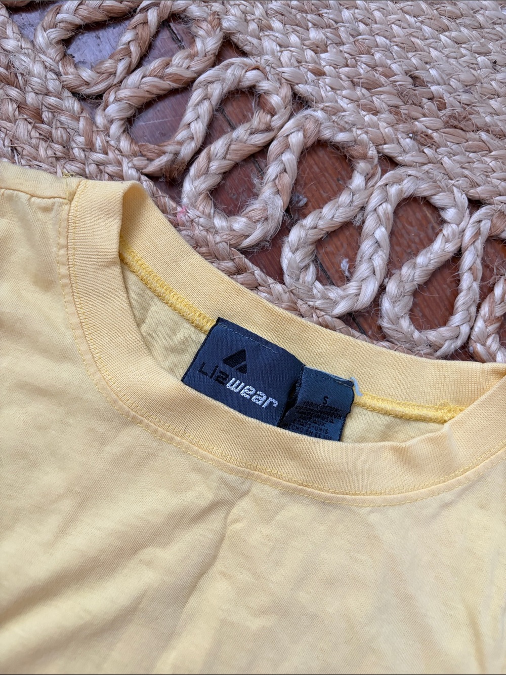 WEN Light Yellow Cotton Sleeveless Tank